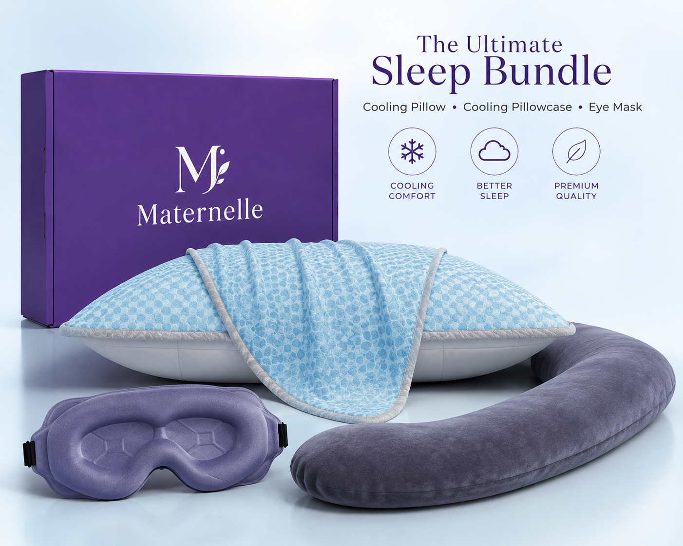 Maternella™  - Pregnancy Pillow Ultimate Sleep bundle