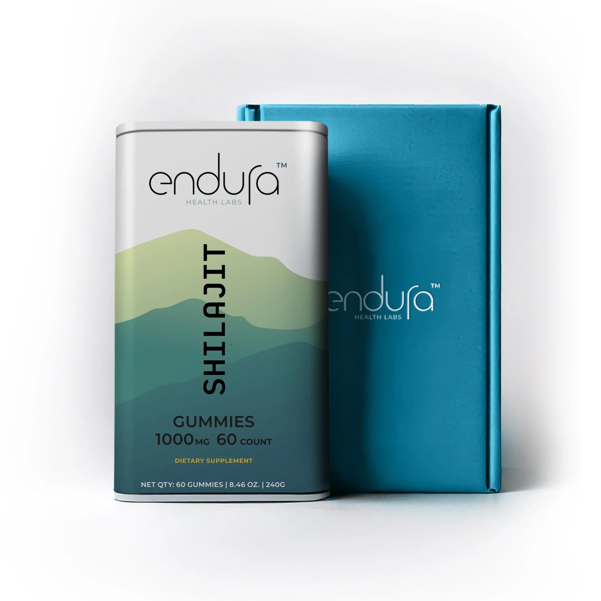 Endura Himalayan Shilajit Gummies, 1000mg Natural Chewable Dietary Supplement, 60 Count to Support Metabolism